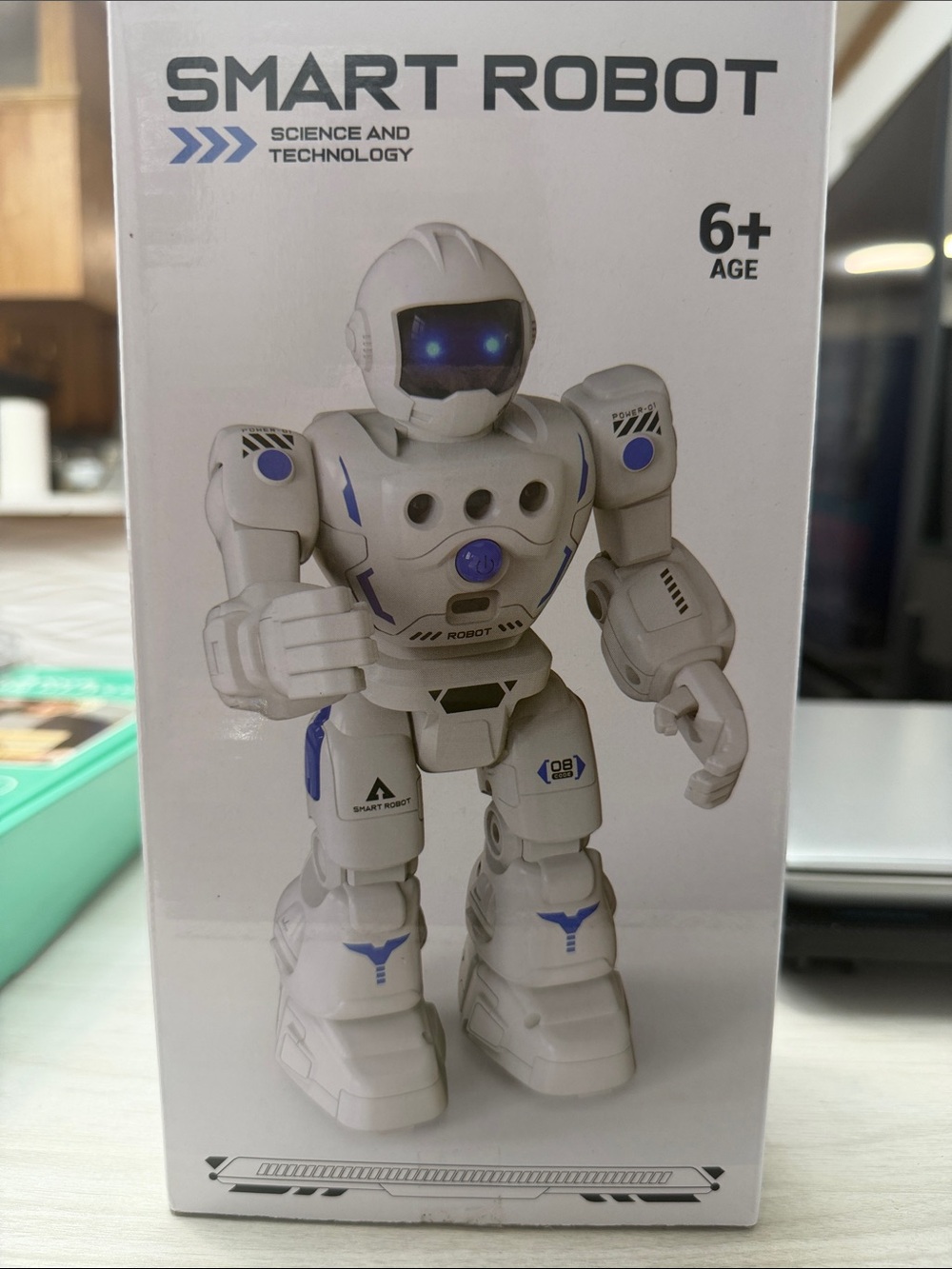 Smart Robot Interactive Action Figure - White and Blue